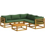  Set sofe 6 kom. Prirodna Čvrsto drvo akacije | shoptok.hr