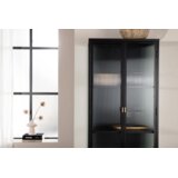 Venture Home vitrina Garis 40 × 160 × 70 cm, crna Cijene