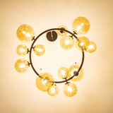  Brilagi - LED luster na sajli MILLA 15xG9/3W/230V crni hrom/zlatni | Eponuda.com