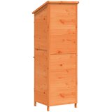  Vrtna Šupa s krovom Smeđa 59,5 x 56 x 176,5 cm Čvrsto drvo jele | shoptok.hr