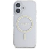 Guess Ohišje za iPhone 16 Plus MagSafe z bleš?e?im krogom, Prozorno, (21749433) | Shoptok.si