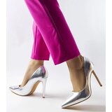 Gemre Silver metallic stilettos Cabell | Shoptok.si