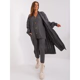 BADU Cardigan-BA-SW-8032-1.06P-dark grey | Shoptok.si