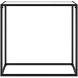  Konzolni stol bijeli 80 x 35 x 75 cm od kaljenog stakla | Eponuda.ba