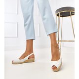 Gemre White wedge espadrille sandals Nevarez | shoptok.hr