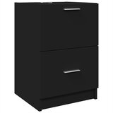 Ormarić za umivaonik crni 40 x 37 x 59 cm od konstruiranog drva | shoptok.hr
