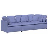 Modularna sofa s jastucima, tkanina, traperice, plava | Shoptok.si