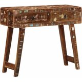  Konzolni stol 90x32x75 cm od masivnog obnovljenog drva | Eponuda.com