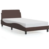  Okvir za krevet s uzglavljem smeđi 100x200 cm od umjetne kože | shoptok.hr
