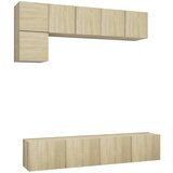 Maison Chic Komplet TV omarice - TV enot 5-delni sonoma hrast inženirski les, (21699326) | Shoptok.si
