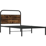  Posteljni okvir brez vzmetnice 107x203 cm dim. hrast inž. les, (21611624) | Shoptok.si