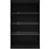  Komoda s LED svjetlima Crna Hrastovina 60 5x37x100 cm | shoptok.hr