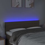  Uzglavlje smeđesivo 144x5x78/88 cm od tkanine | shoptok.hr