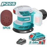 Akumulatorska ekscentrična brusilica 20V/10000rpm/P20S / (SET Baterija 1x2Ah, Punjač) (TROSLI20011)