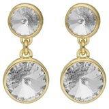Victoria Cruz basic xs crystal gold mindjuše sa swarovski kristalima ( a4221-07dt ) | ePonuda.com