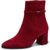 Tamaris Gležnarji temno rdeča | Shoptok.si