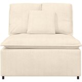  Modularni Sofa Centralni Modul s Jastucima Krem 100 cm | shoptok.hr
