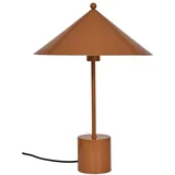 Rjava kovinska namizna svetilka (višina 50 cm) Kasa –