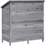 Vrtna Šupa Siva 106 x 56 x 113,5 cm Čvrsto drvo jele | shoptok.hr