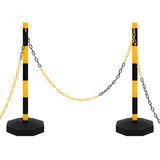  Set stupova s lancima 10 m plastični lanac | Eponuda.ba