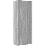  Visoka komoda boja hrasta 70x42,5x185 cm od konstruiranog drva Slike