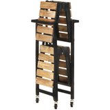  Kuhinjska kolica 87 x 36 x 81 cm od masivnog drva manga | Eponuda.ba