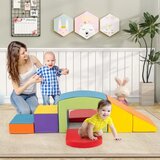  Pjenasti blokovi, meki blokovi s tunelom, poligon - šareno | shoptok.hr