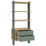 Mömax regal whenua, barva hrasta, zelena | Shoptok.si