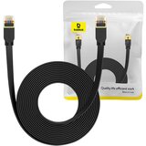 Baseus Cat 7 UTP Ethernet RJ45 Cable Flat 8 m črna | Shoptok.si