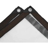 vidaXL Prozirna cerada s ušicama 4x6 m polietilen | shoptok.hr