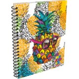 Optimum Sveska sa spiralom meki povez dikto 300 g/m2 A4/50 Pineapple Trend Cene