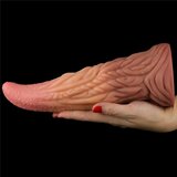 Lovetoy Dual Layered Platinum Silicone Nature Tongue 10" | Shoptok.si