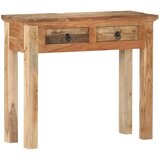 vidaXL Konzolni stol 90,5x30x75 cm masivno bagremovo i obnovljeno drvo | shoptok.hr