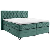 Modern Living Postelja Boxspring Carmen, Turkizna, 180x200 Cene
