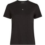 Calvin Klein Jeans Majice s kratkimi rokavi WOVEN LABEL REGULAR J20J225243 Črna | Shoptok.si