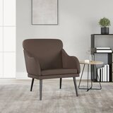  Fotelja smeđa 63 x 76 x 80 cm od umjetne kože | shoptok.hr