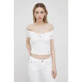 Pepe Jeans Bluza Beth za žene, boja: bijela, glatka