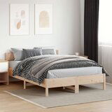Maison Chic Posteljni okvir - Dvoposteljna postelja - Zakonska postelja brez vzmetnice 120x200 cm trdna borovina-J10526, (21770848) | Shoptok.si