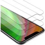 3x Oklepna folija, združljiva z Apple iPhone 11 PRO - Zaščitna folija v visoka prosojnost - 3-pack Kaljeno zaščitno steklo za zaslone s trdoto 9H in združljivostjo s 3D dotikom, (20548316)