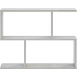  Zidna polica Betonska siva 72 x 17 x 55.5 cm prerađeno drvo - Betonska siva 2 odjeljka | shoptok.hr