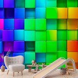  Foto tapeta - Colourful Cubes 350x256 Vodootporna | shoptok.hr