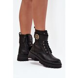 Boto Ladies Work Boots With Gold Detail Insulated Black Fiorena | shoptok.hr