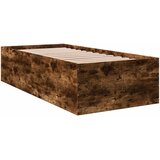  Okvir kreveta za pod Dimljeni hrast 80 x 200 cm | shoptok.hr