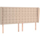  Uzglavlje s ušima boja cappuccina 183x23x118/128cm umjetna koža | shoptok.hr