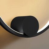 Toolight Zidni svijećnjak LED APP1395-CP BLACK 40cm | shoptok.hr
