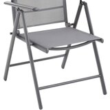 XORA VRTNI SEDEŽ aluminij, jeklo črna | Shoptok.si