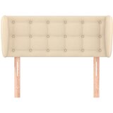 Uzglavlje s ušima krem 103x23x78/88 cm od tkanine | shoptok.hr