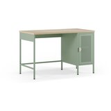 Marckeric Pisalna miza z mizno ploščo v hrastovem dekorju 60x120 cm Sayla – Cene