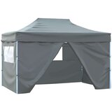 Šator za svadbe - šator za zabave Antracit 291 x 431 x 315 cm Oxford tkanina - Antracit s 4 bočna zida Da | shoptok.hr