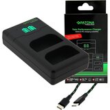 Patona Brzi dupli punjač za Olympus BLX-1 + USB-C kabel 0,6m | Eponuda.com